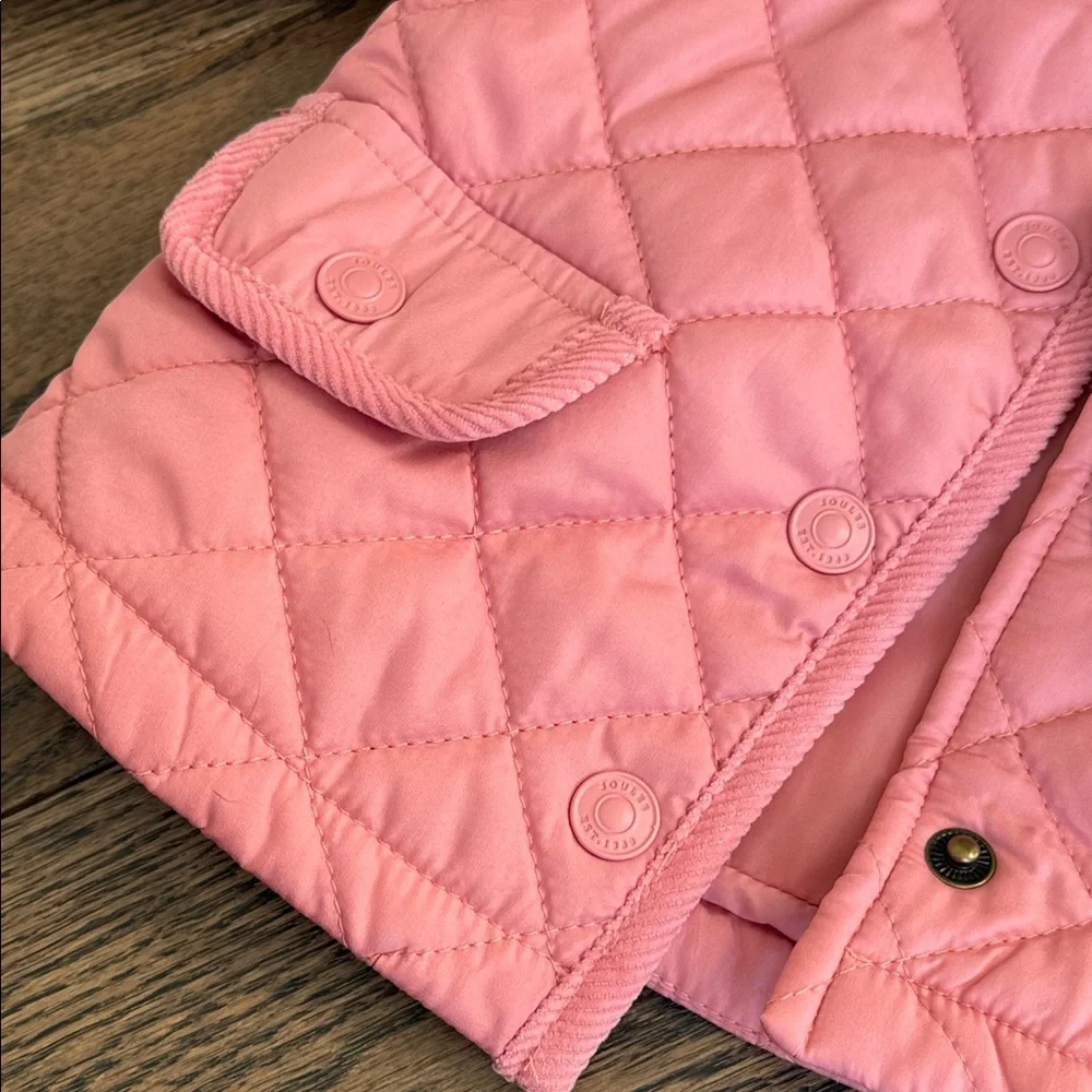 Joules Coral Quilted Kids Puffer Coat 3-6 months baby newborn NWT